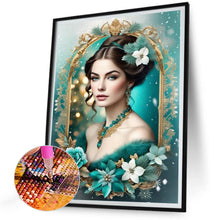 Load image into Gallery viewer, Diamond Painting - Full Round - noble lady (30*40CM)
