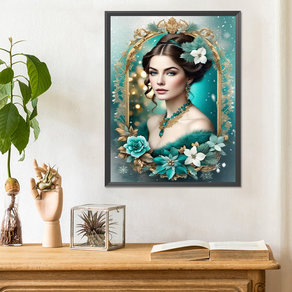 Diamond Painting - Full Round - noble lady (30*40CM)