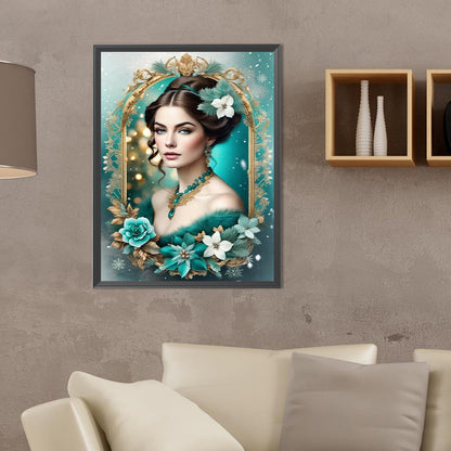 Diamond Painting - Full Round - noble lady (30*40CM)