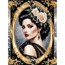 Load image into Gallery viewer, Diamond Painting - Full Round - noble lady (30*40CM)
