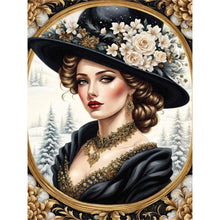 Load image into Gallery viewer, Diamond Painting - Full Round - noble lady (30*40CM)
