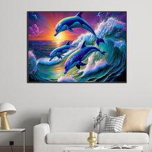 Load image into Gallery viewer, Diamond Painting - Full Square - dolphin (70*50CM)
