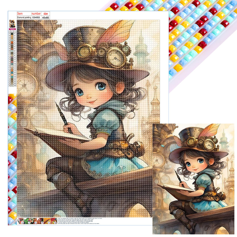 Diamond Painting - Full Square - elf ear girl (45*60CM)