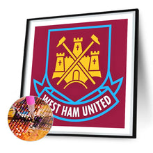 Load image into Gallery viewer, Diamond Painting - Full Round - West Ham United logo (30*30CM)
