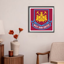 Load image into Gallery viewer, Diamond Painting - Full Round - West Ham United logo (30*30CM)
