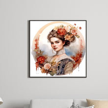 Load image into Gallery viewer, Diamond Painting - Full Round - French elegant lady (30*30CM)
