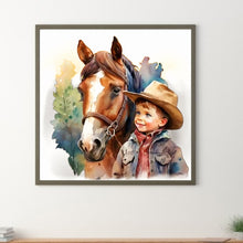 Load image into Gallery viewer, Diamond Painting - Full Round - western cowboy doll (30*30CM)

