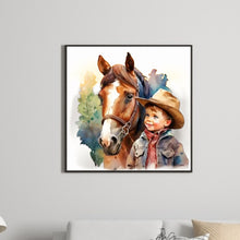 Load image into Gallery viewer, Diamond Painting - Full Round - western cowboy doll (30*30CM)
