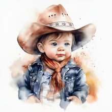 Load image into Gallery viewer, Diamond Painting - Full Round - western cowboy doll (30*30CM)
