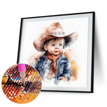 Load image into Gallery viewer, Diamond Painting - Full Round - western cowboy doll (30*30CM)
