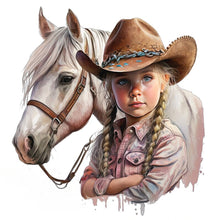 Load image into Gallery viewer, Diamond Painting - Full Round - western cowboy doll (30*30CM)
