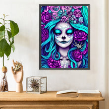 Load image into Gallery viewer, Diamond Painting - Full Round - undead lady (30*40CM)
