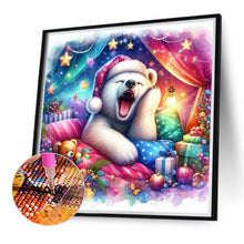 Load image into Gallery viewer, Diamond Painting - Full Round - White bear waking up (40*40CM)
