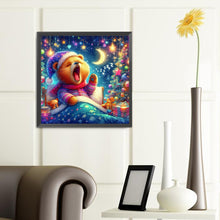Load image into Gallery viewer, Diamond Painting - Full Round - Waking up bear and moon (40*40CM)
