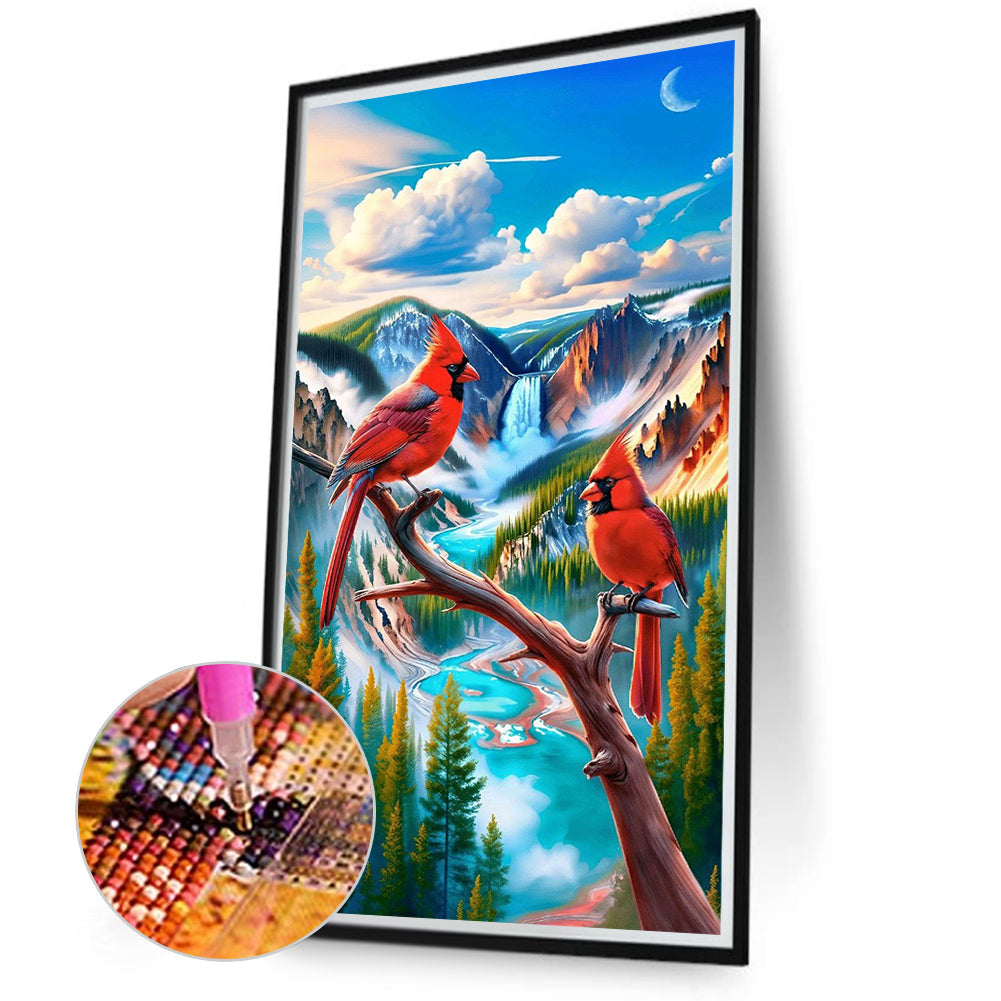 Diamond Painting - Full Round - cardinal (40*70CM)