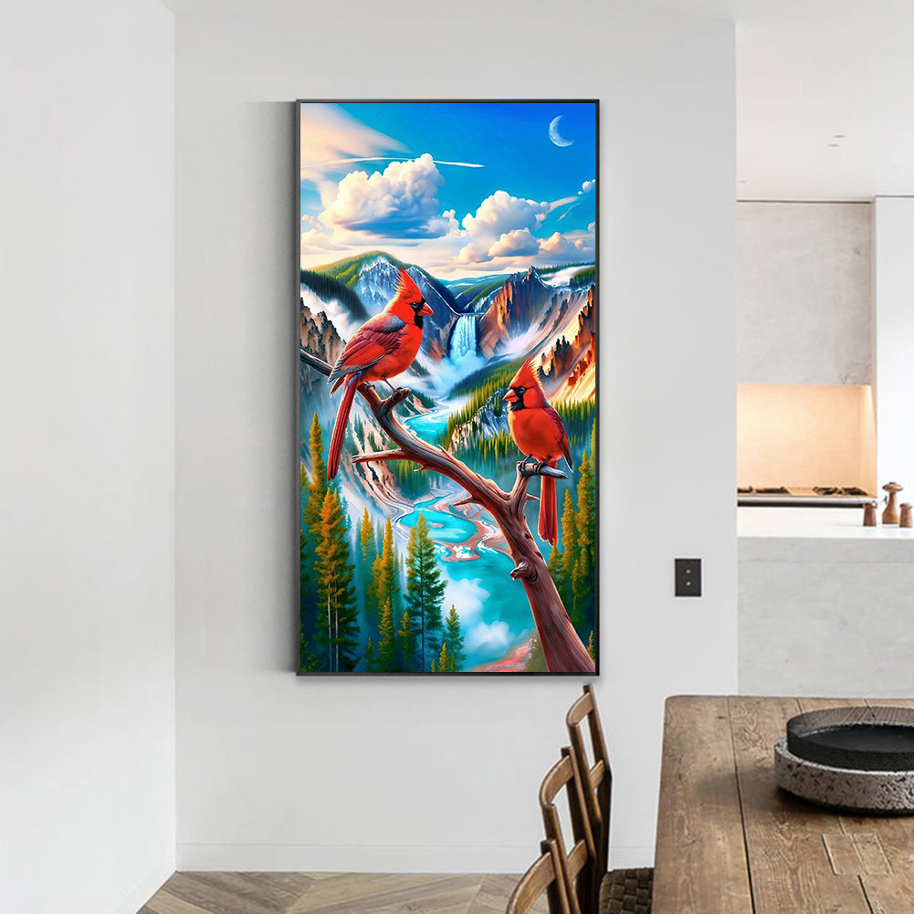 Diamond Painting - Full Round - cardinal (40*70CM)