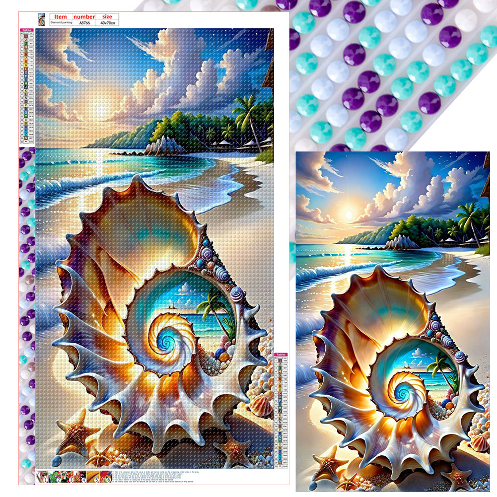 Diamond Painting - Full Round - fantasy shell (40*70CM)