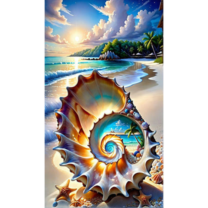 Diamond Painting - Full Round - fantasy shell (40*70CM)