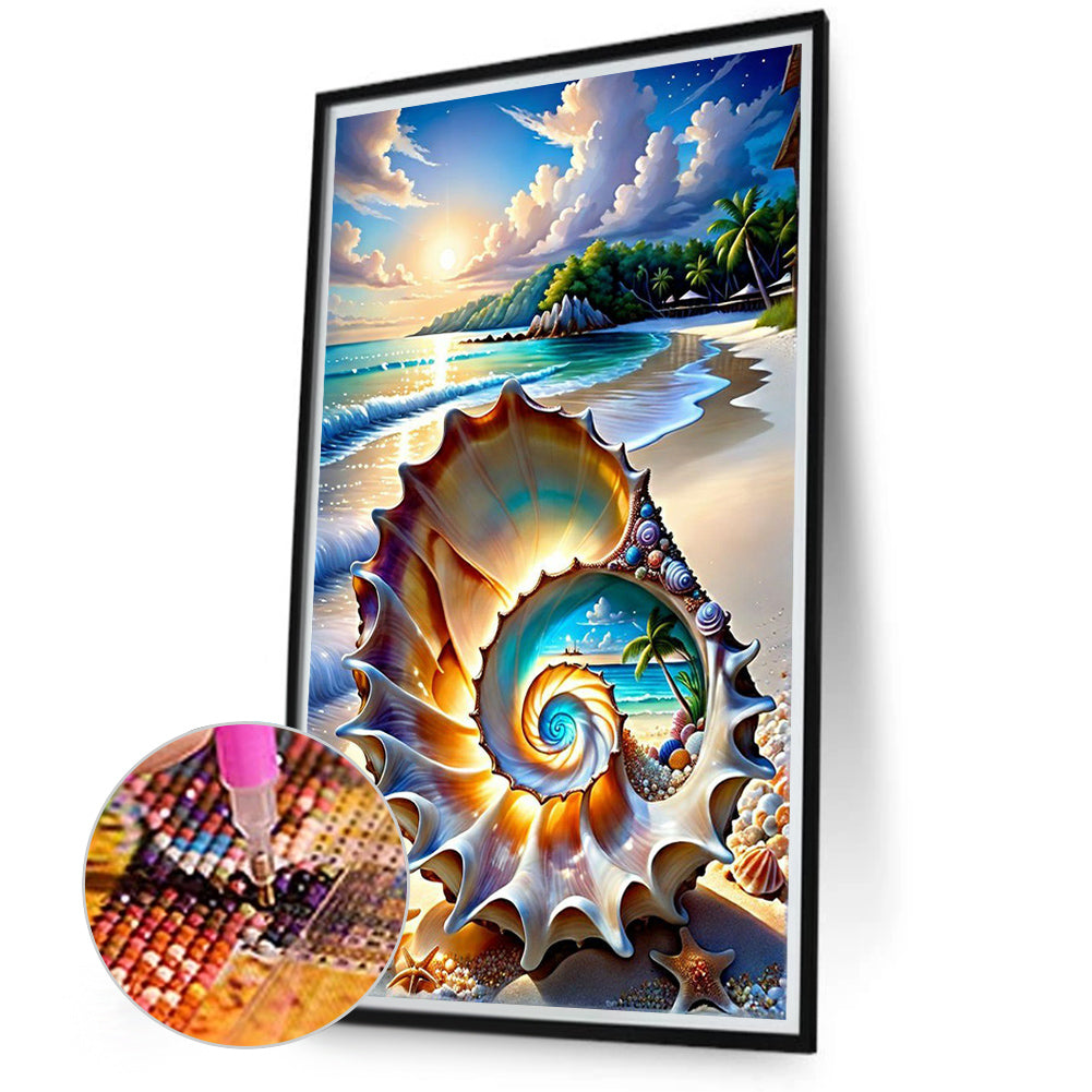 Diamond Painting - Full Round - fantasy shell (40*70CM)
