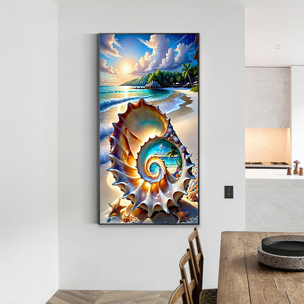 Diamond Painting - Full Round - fantasy shell (40*70CM)