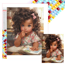 Load image into Gallery viewer, Diamond Painting - Full Square - little girl (30*40CM)

