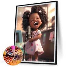 Load image into Gallery viewer, Diamond Painting - Full Square - little girl (30*40CM)
