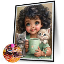 Load image into Gallery viewer, Diamond Painting - Full Square - little girl (30*40CM)
