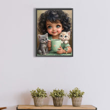 Load image into Gallery viewer, Diamond Painting - Full Square - little girl (30*40CM)

