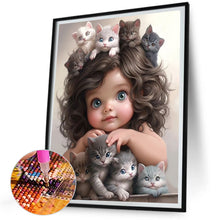 Load image into Gallery viewer, Diamond Painting - Full Square - little girl (30*40CM)

