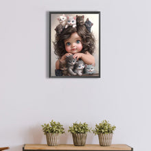 Load image into Gallery viewer, Diamond Painting - Full Square - little girl (30*40CM)
