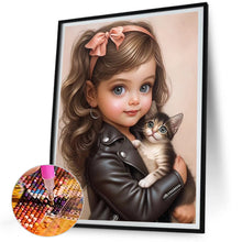 Load image into Gallery viewer, Diamond Painting - Full Square - little girl (30*40CM)
