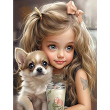 Load image into Gallery viewer, Diamond Painting - Full Square - little girl (30*40CM)
