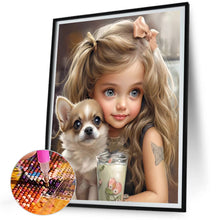 Load image into Gallery viewer, Diamond Painting - Full Square - little girl (30*40CM)
