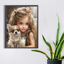 Load image into Gallery viewer, Diamond Painting - Full Square - little girl (30*40CM)
