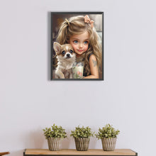 Load image into Gallery viewer, Diamond Painting - Full Square - little girl (30*40CM)
