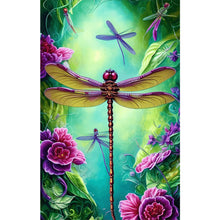 Load image into Gallery viewer, Diamond Painting - Full Square - dragonfly (45*70CM)
