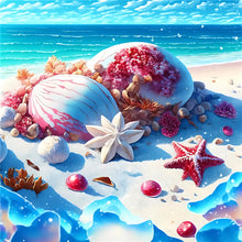Load image into Gallery viewer, Diamond Painting - Full Round - fantasy star shell (30*30CM)
