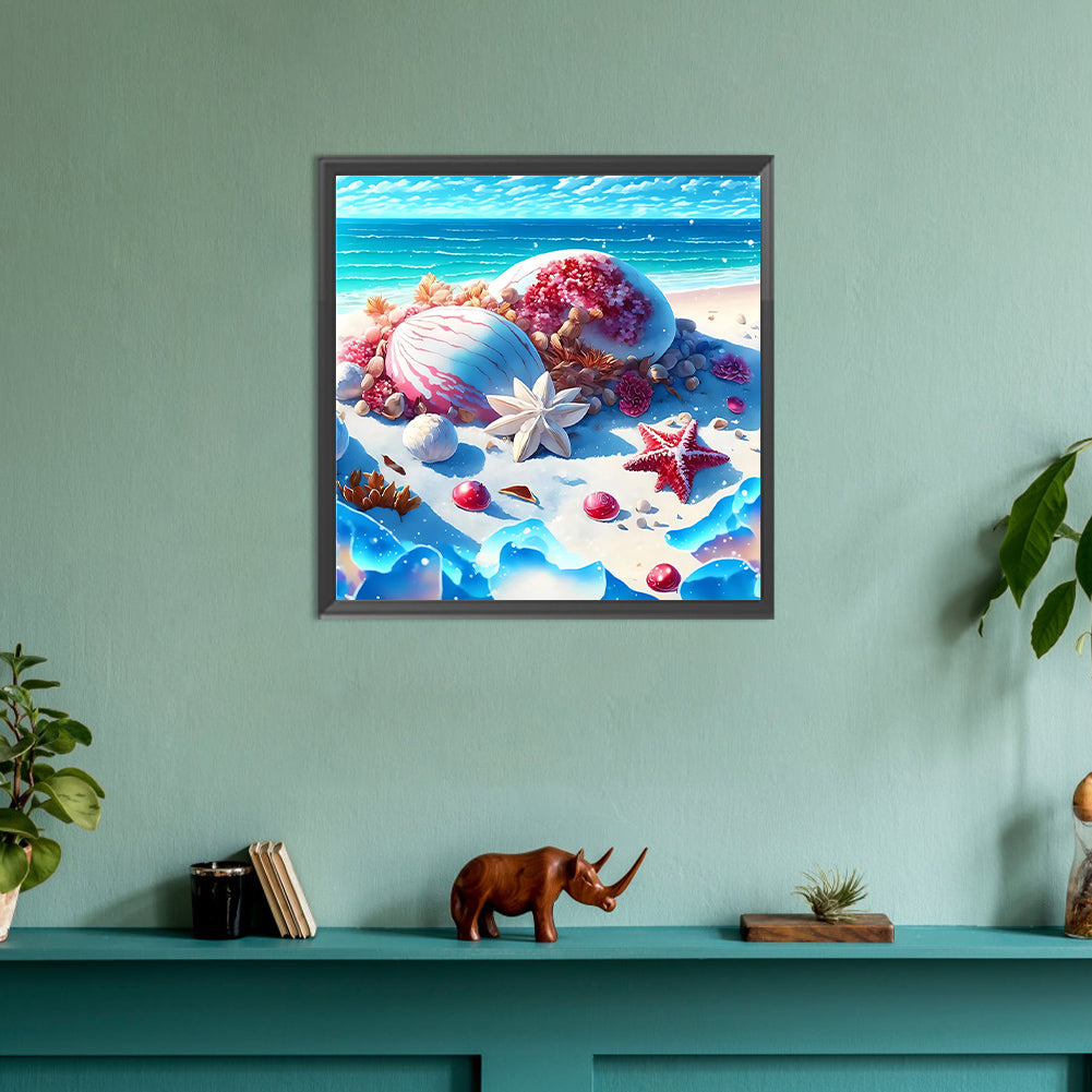 Diamond Painting - Full Round - fantasy star shell (30*30CM)