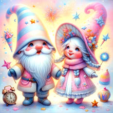 Load image into Gallery viewer, Diamond Painting - Full Round - A pair of goblins (30*30CM)
