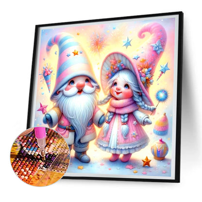 Diamond Painting - Full Round - A pair of goblins (30*30CM)