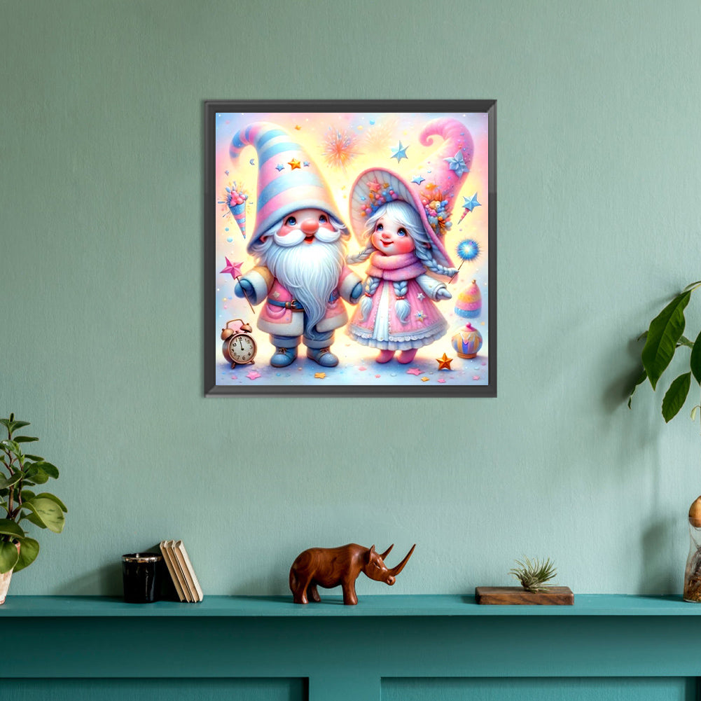 Diamond Painting - Full Round - A pair of goblins (30*30CM)