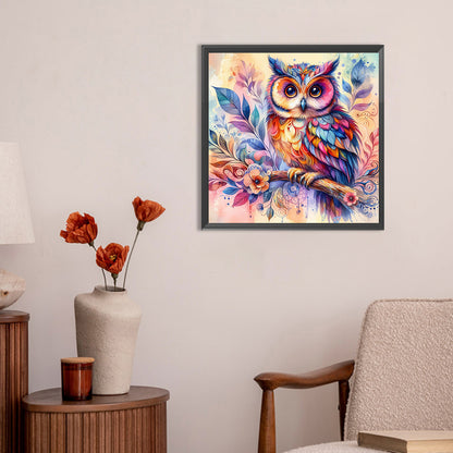 Diamond Painting - Full Round - owl (30*30CM)