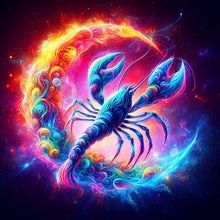 Load image into Gallery viewer, Diamond Painting - Full Round - Vibe Scorpion (30*30CM)
