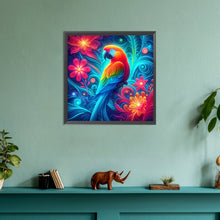 Load image into Gallery viewer, Diamond Painting - Full Round - Atmospheric color parrot (30*30CM)
