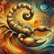 Load image into Gallery viewer, Diamond Painting - Full Round - Atmosphere Scorpio (30*30CM)
