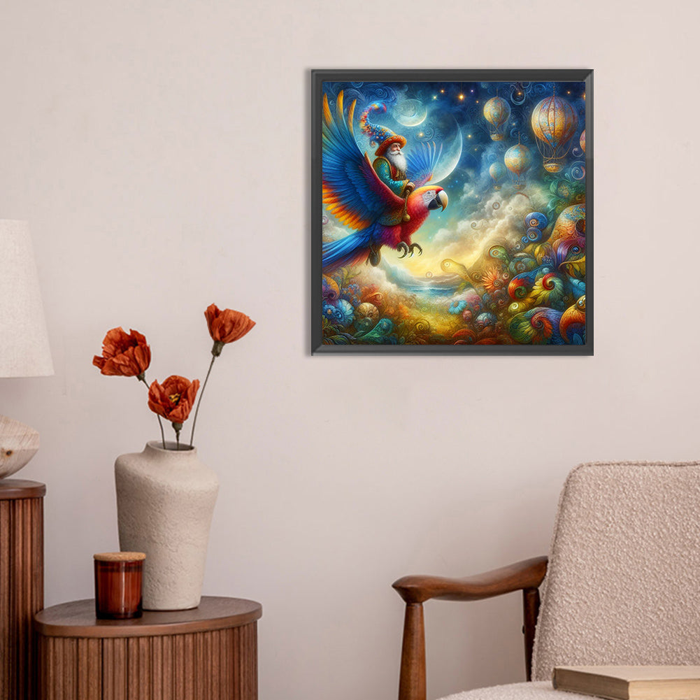 Diamond Painting - Full Round - Ambiance Macaw (30*30CM)