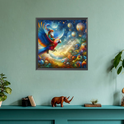 Diamond Painting - Full Round - Ambiance Macaw (30*30CM)