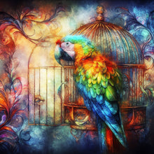 Load image into Gallery viewer, Diamond Painting - Full Round - ambiance parrot (30*30CM)
