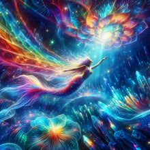 Load image into Gallery viewer, Diamond Painting - Full Round - mermaid girl (30*30CM)
