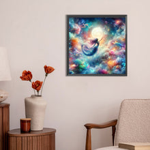 Load image into Gallery viewer, Diamond Painting - Full Round - Mermaid by the Moon (30*30CM)
